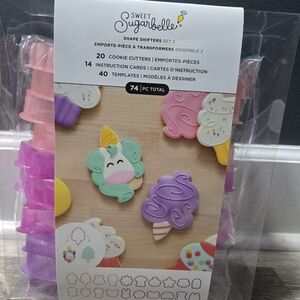 Sweet Sugarbelle Shape Shifters Set 2 - Pink and Purple Cookie Cutters